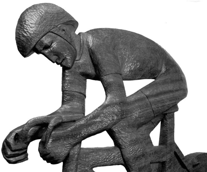 Il ciclista Agostino