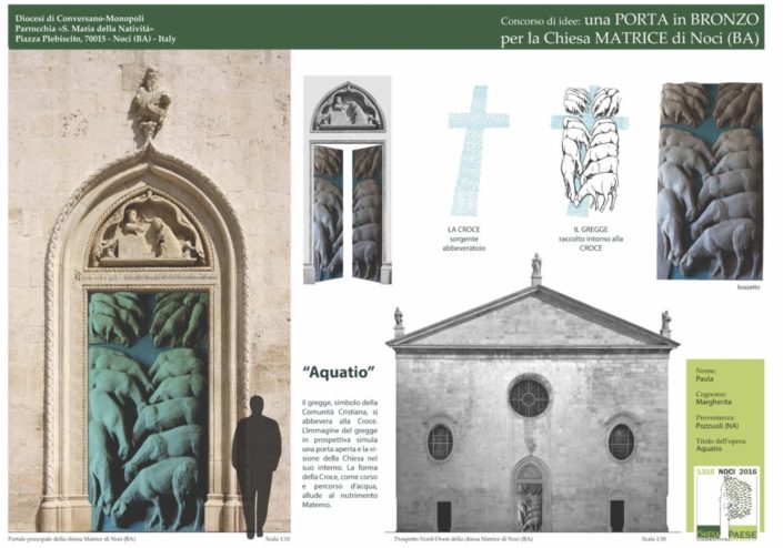 Porta Chiesa Madre Noci (BA)